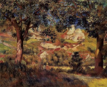 Pierre Auguste Renoir œuvres - paysage à la roche guyon Pierre Auguste Renoir